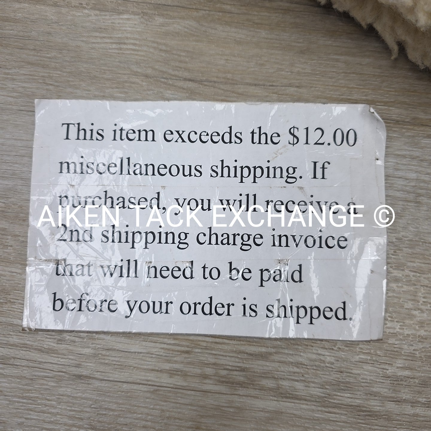 Fleece Western Saddle Pad