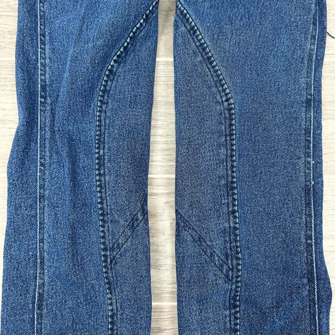 Equetech Women's Denim Knee Patch Riding Jean Breeches, Size 24 R, Brand New