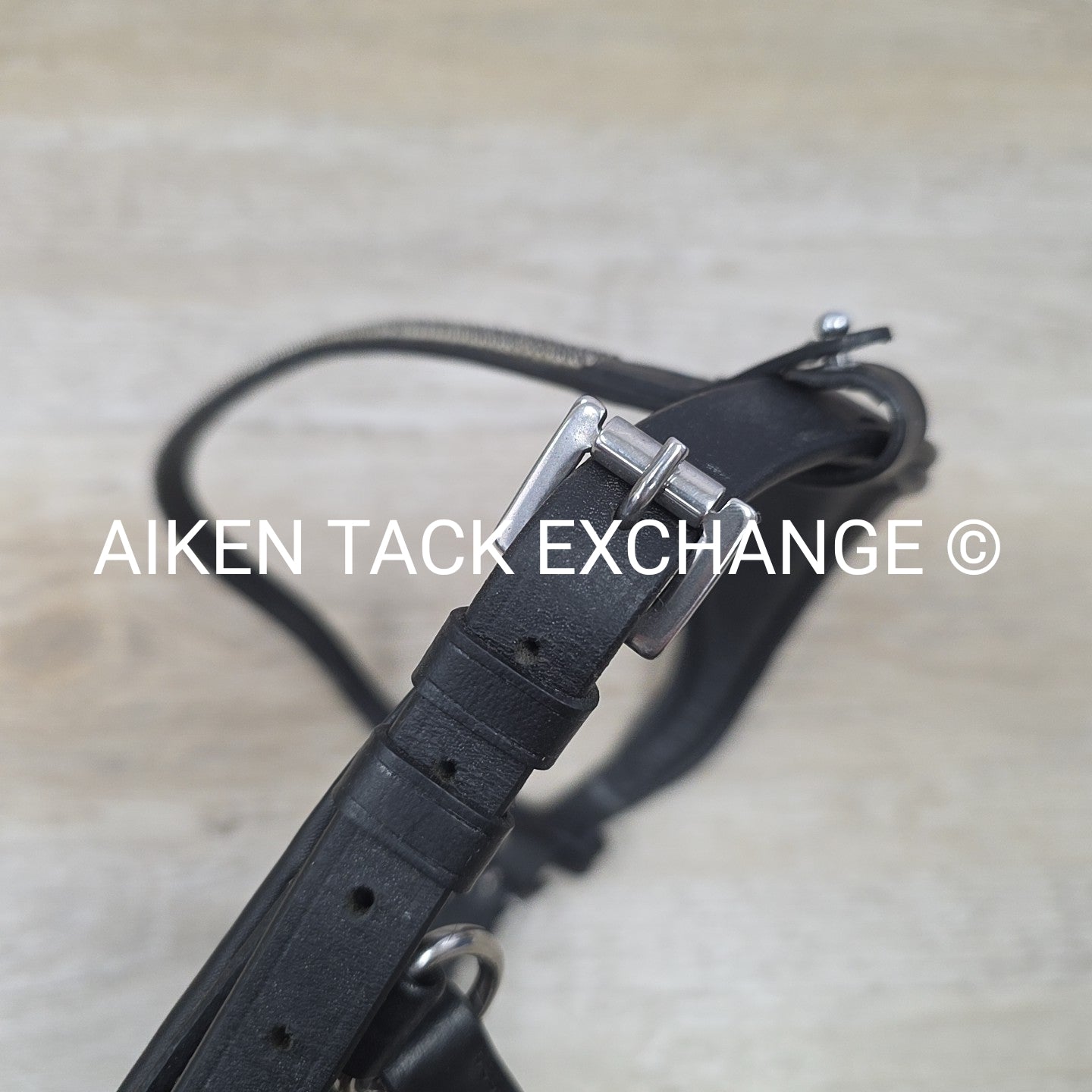 Lumiere Skyla Bitless Bridle with Kavalkade Bling Browband, No Reins, Black, Siz