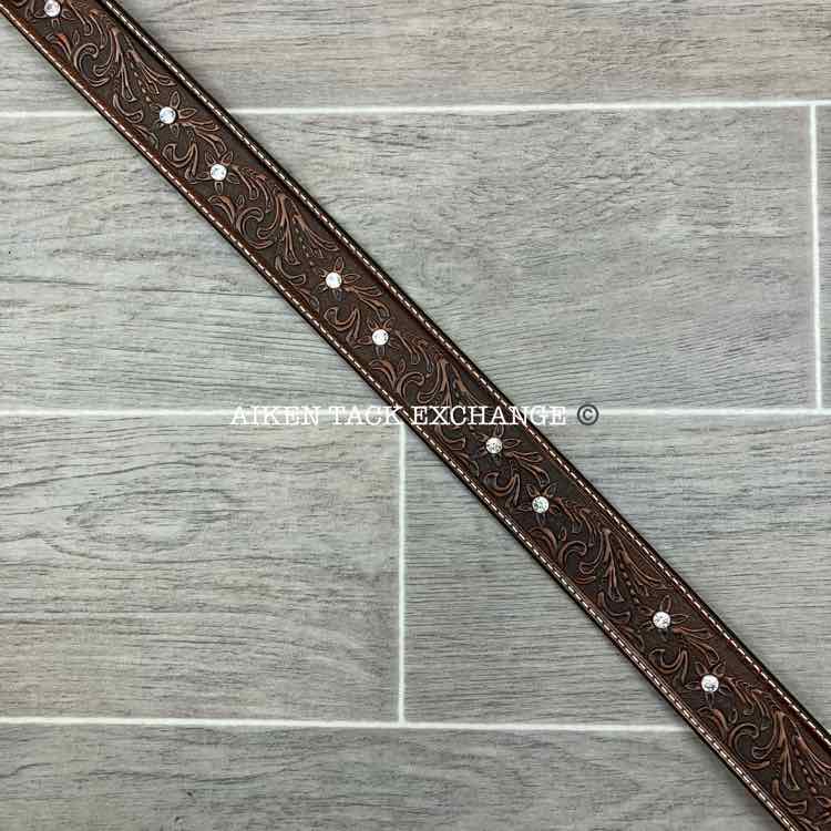 Shyanne Leather Belt with Nocona Belt Buckle, Size Large