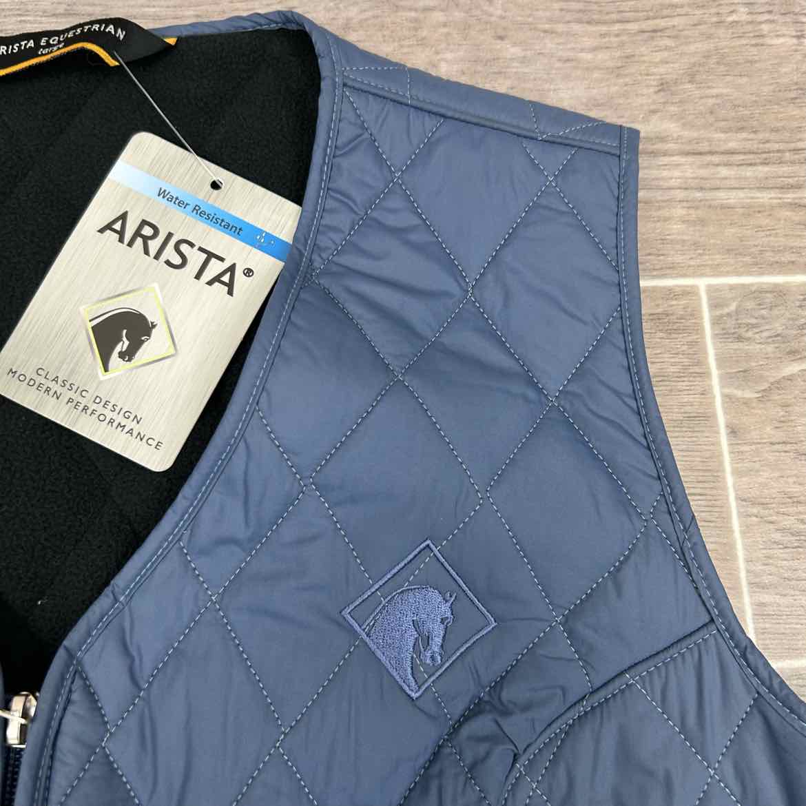 Arista Quilted Vest, Bluestone, Size Large