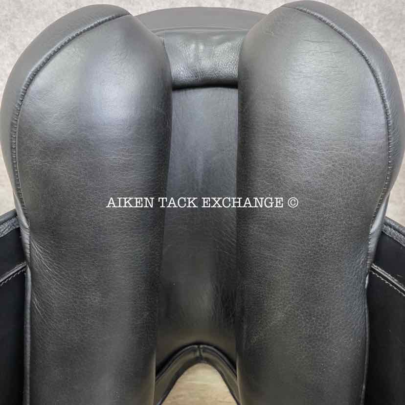 **SOLD** Heritage Bespoke Saddlery "The Oneness" Monoflap Dressage Saddle, 16.5" Seat, Wide Tree, Wool Flocked Panels