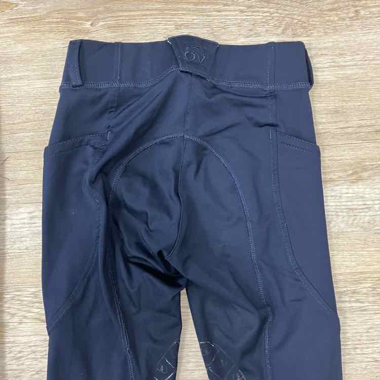 BARGAIN BUNDLE: 2 Pair Ovation Silicone Grip Knee Patch Tights, Size Large