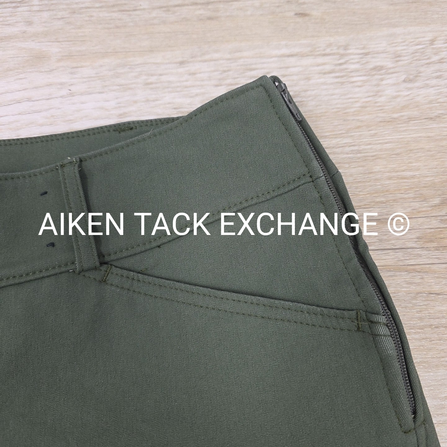 Tailored Sportsman Trophy Hunter Knee Patch Breeches in Hunter Green, Women's 32