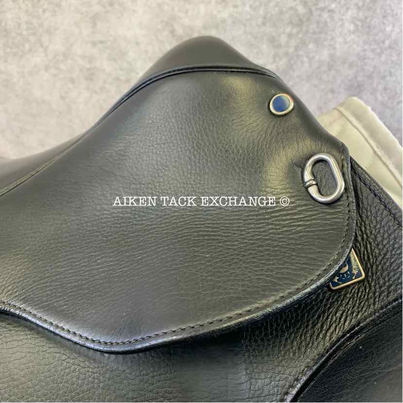 2018 Stubben Virginia Deluxe Dressage Saddle, 17.5" Seat, 29 cm Tree - Medium, Wool Flocked Panels