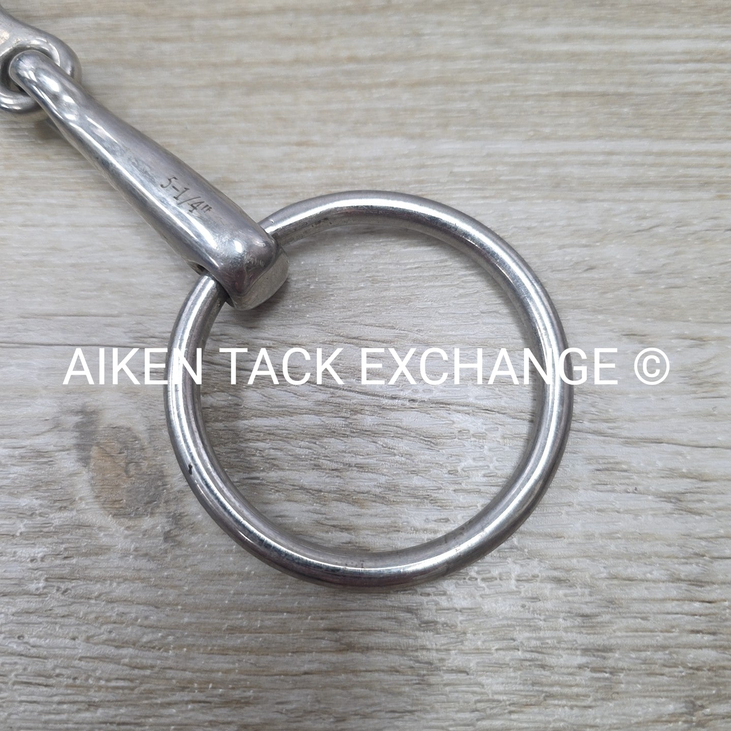French Link Loose Ring Bradoon Bit 5.25"