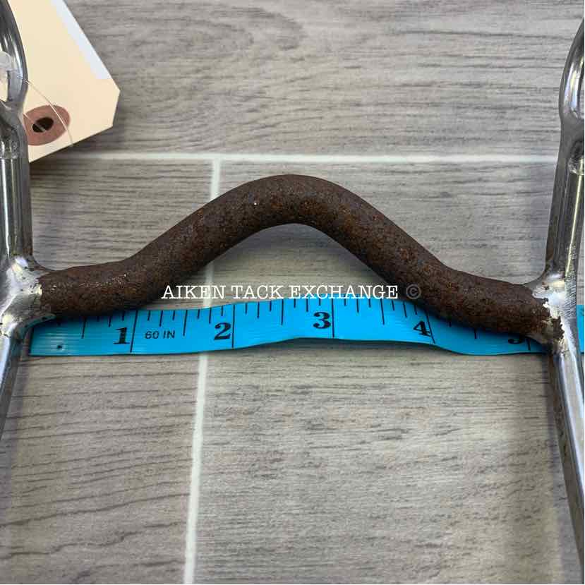 Bit Master Ported Sweet Iron Mullen Mouth Shank Bit 5"