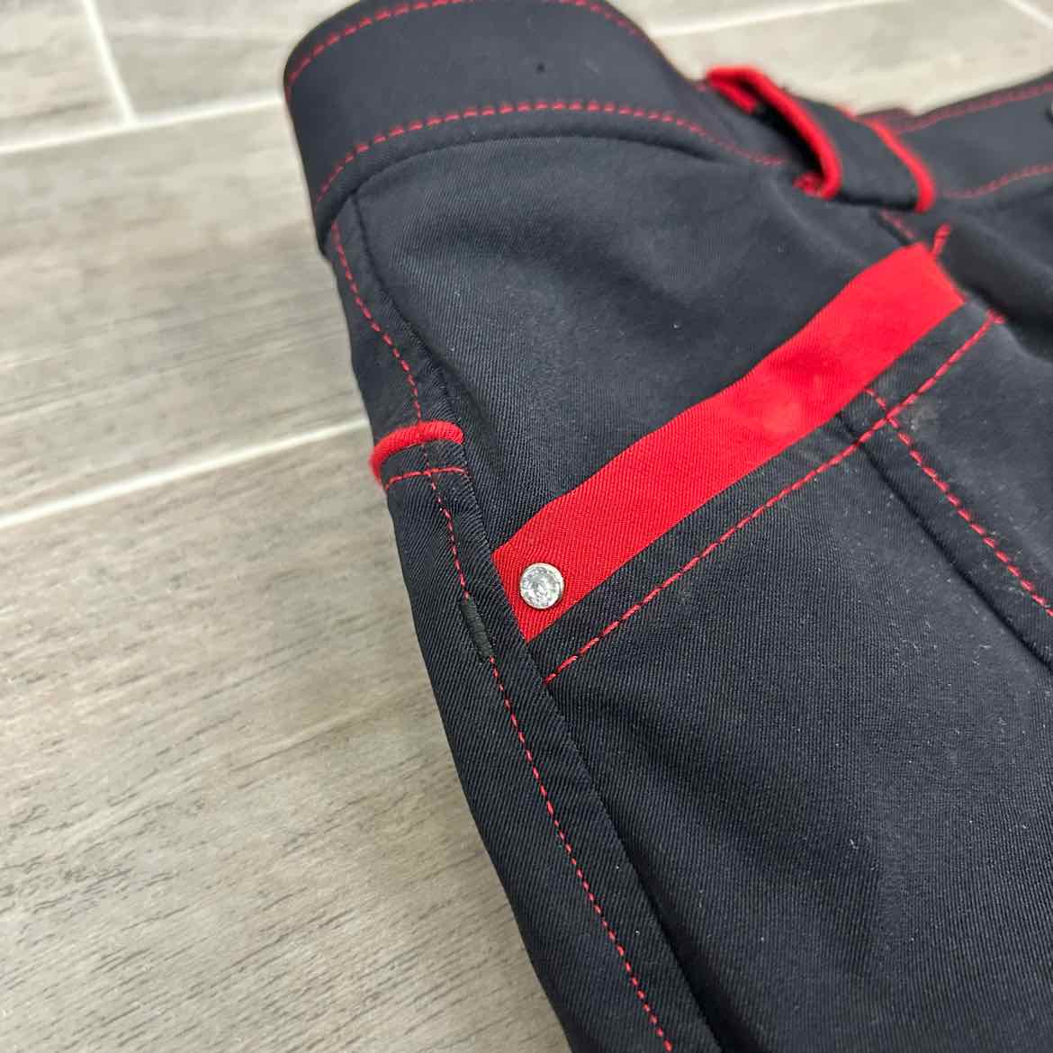 KL Select USG "IDA Smart" Silicone Grip Full Seat Breeches, Size 30