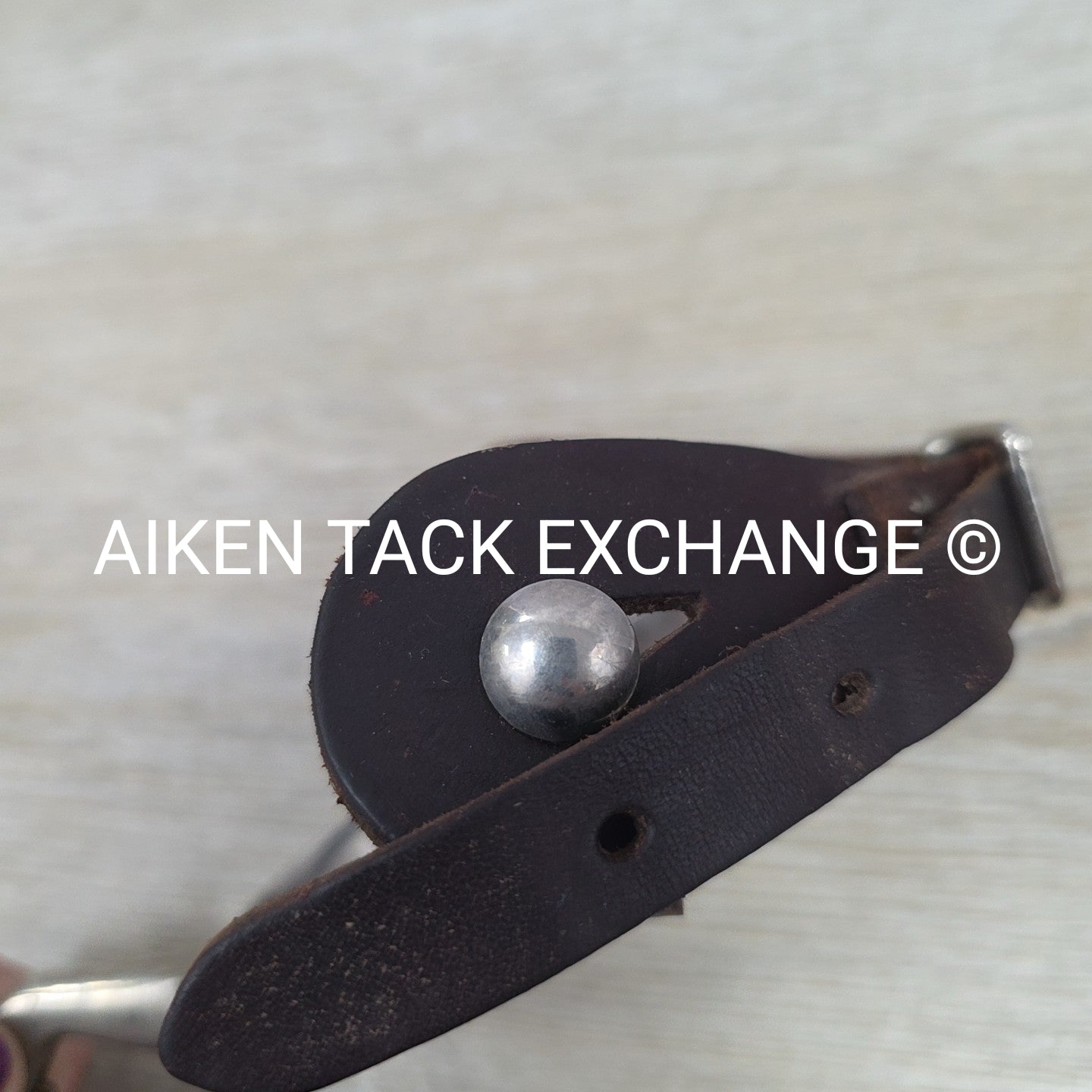 Western Rowel Spurs with Leather Spur Straps