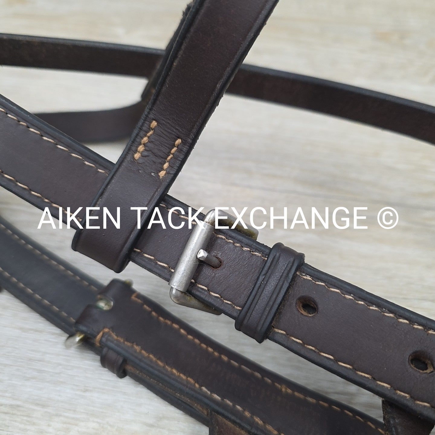 Society of Master Saddlers Lunging Cavesson, Brown, Size Cob
