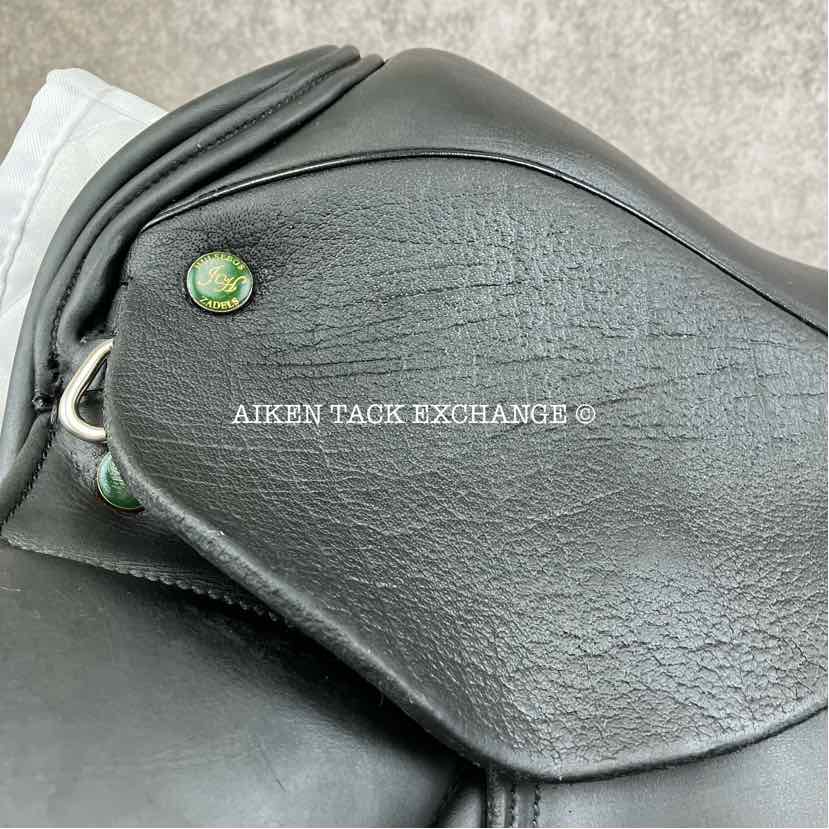 **SOLD** 2011 Hulsebos DR CC Dressage Saddle, 18" Seat, Medium Wide Tree, Wool Flocked Panels