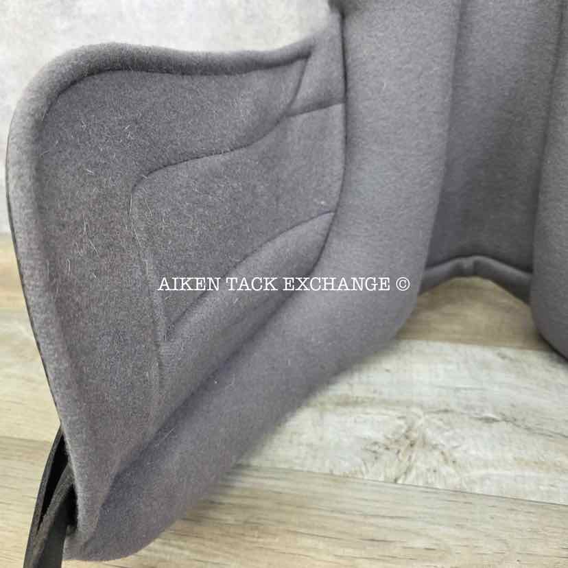 2021 Black Country Vinici X Monoflap Dressage Saddle, 17" Seat, Extra Wide Freedom Hoop Tree, Wool Flocked Serge Panels