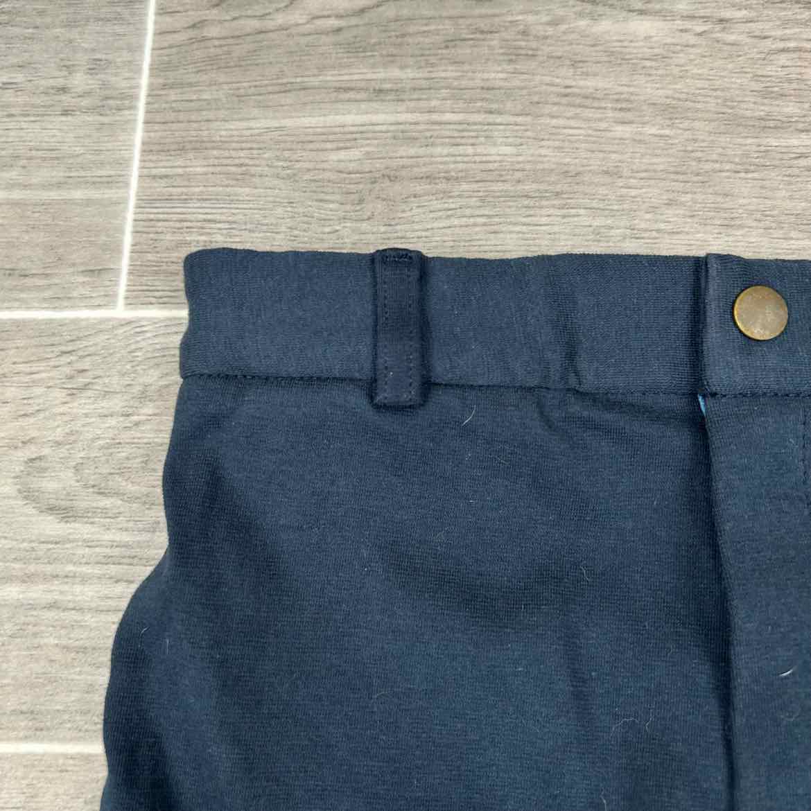 Eqituff Children's Knee Patch Breeches, Navy, Size 12, Brand New