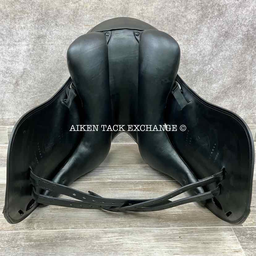 2017 Schleese Obrigado Monoflap Dressage Saddle, 17.5" Seat, Adjustable Tree, Wool Flocked Panels