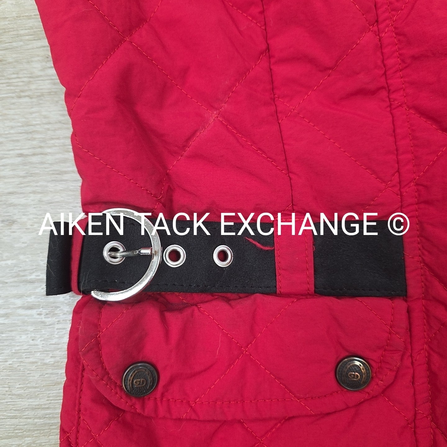 Golden Dress Quilted Vest, Size Small
