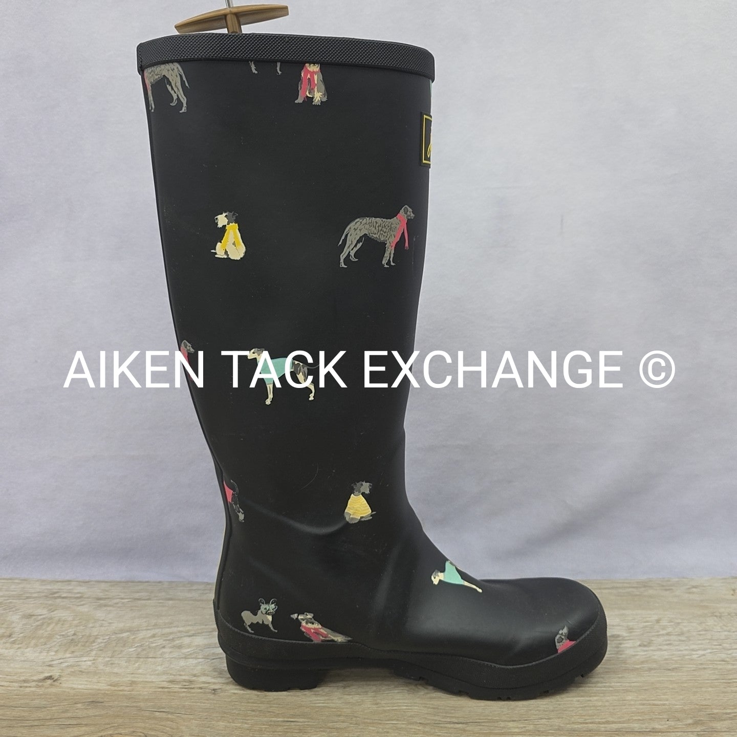 Joules Printed Tall Waterproof Wellies