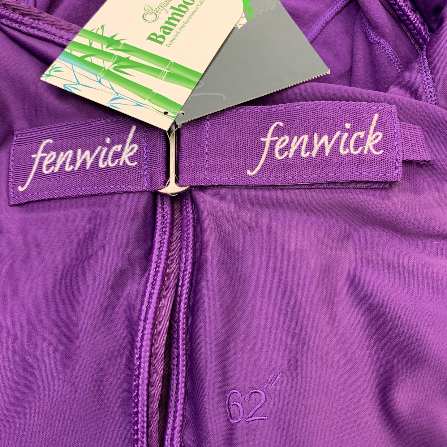 **CLEARANCE** Fenwick Equestrian Therapeutic Bamboo Cooler, Purple, Size 62"