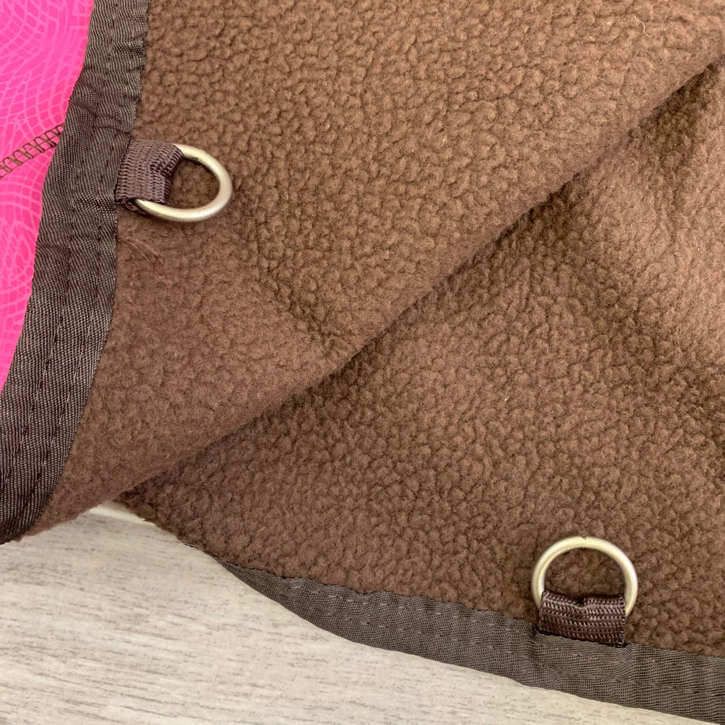 **CLEARANCE** Fenwick Softshell Dress Blanket Cooler with Sherpa Fleece Lining, Pink (Sizes: 62", 66")