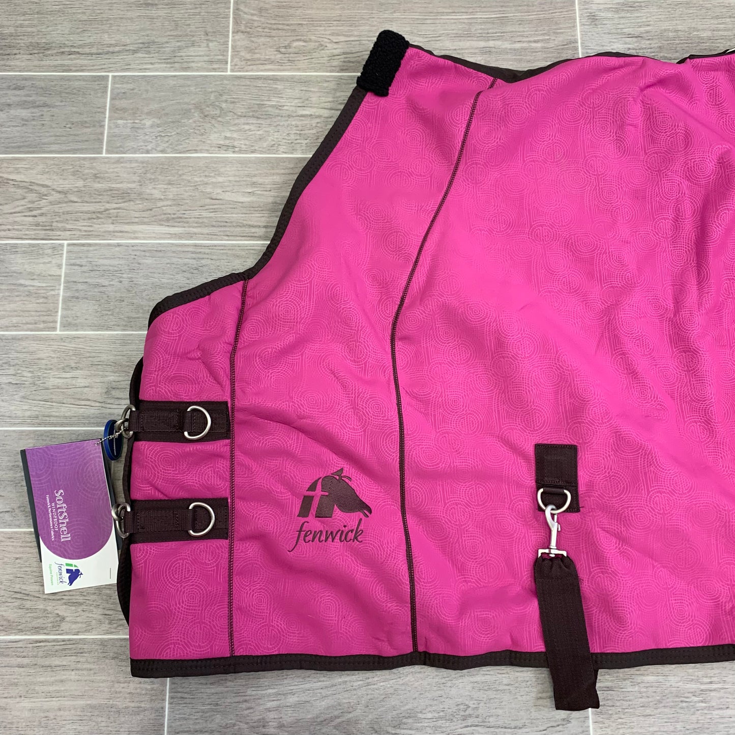 **CLEARANCE** Fenwick Softshell Dress Blanket Cooler with Sherpa Fleece Lining, Pink (Sizes: 62", 66")
