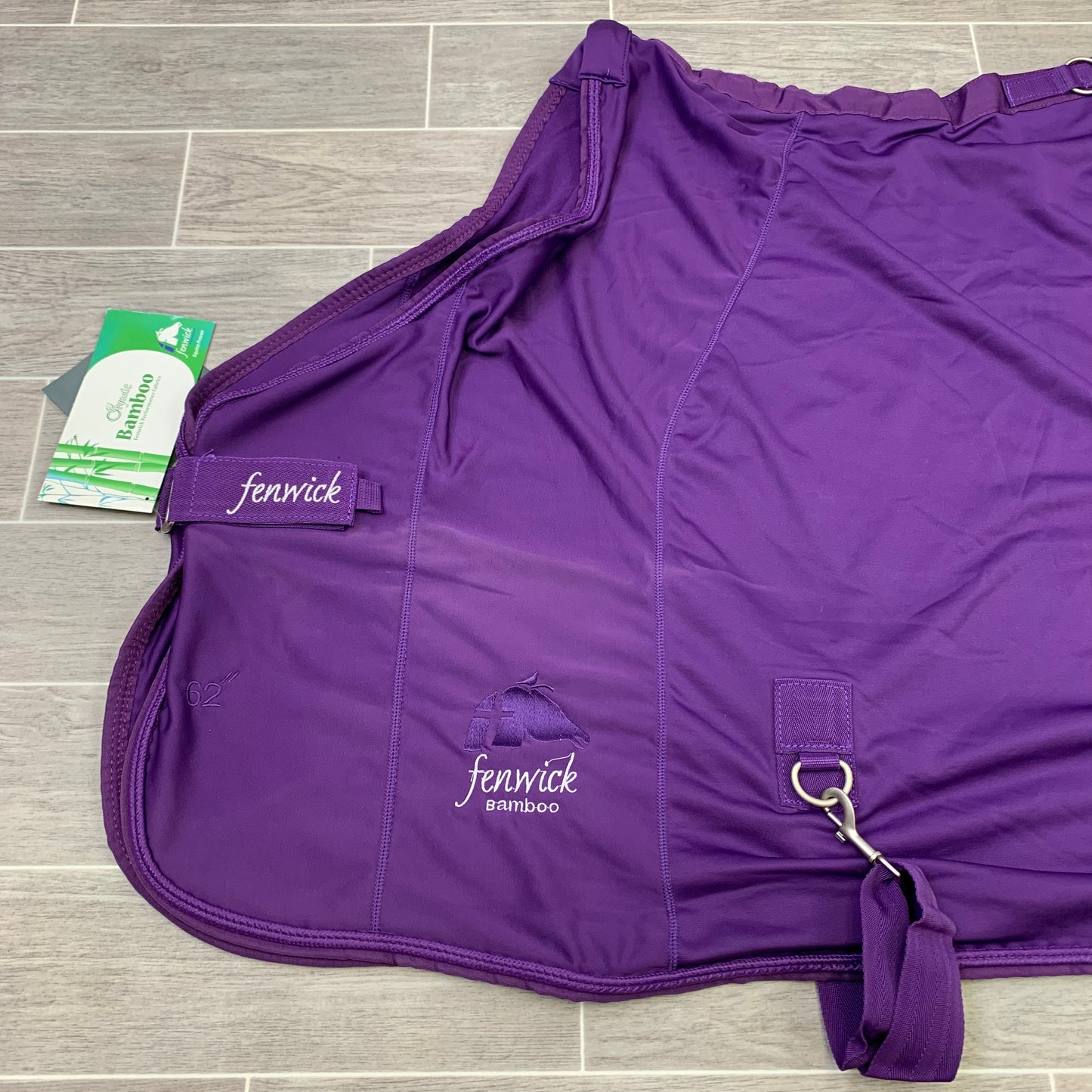 **CLEARANCE** Fenwick Equestrian Therapeutic Bamboo Cooler, Purple, Size 62"