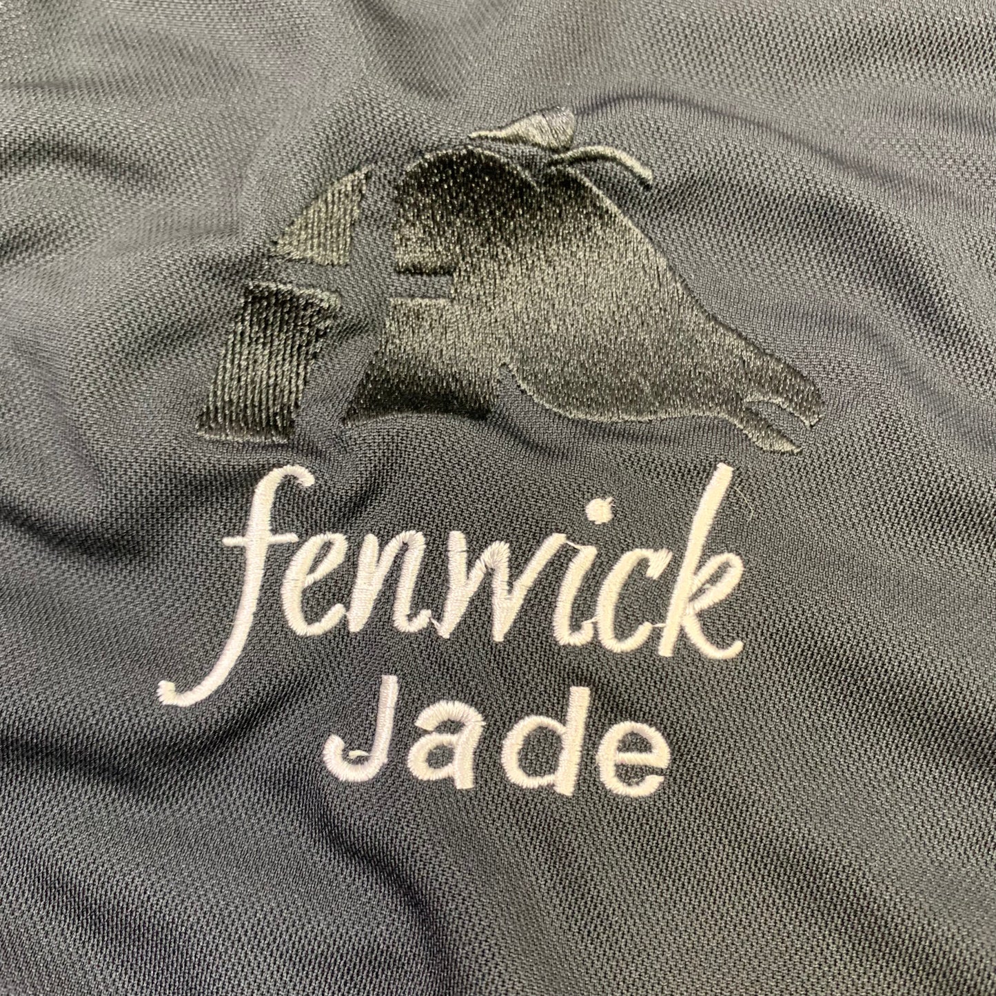 **CLEARANCE** Fenwick Equestrian Therapeutic Jade Cooler, Black (Sizes 62", 66", & 82")