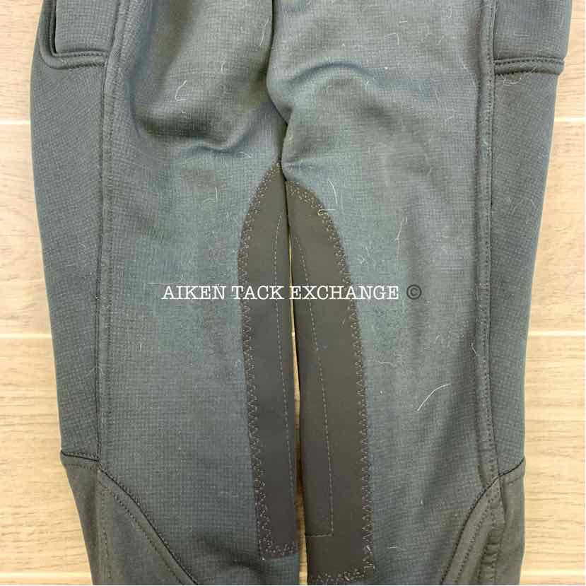 Kerrits Fleece Lined Knee Patch Tights, Size Medium