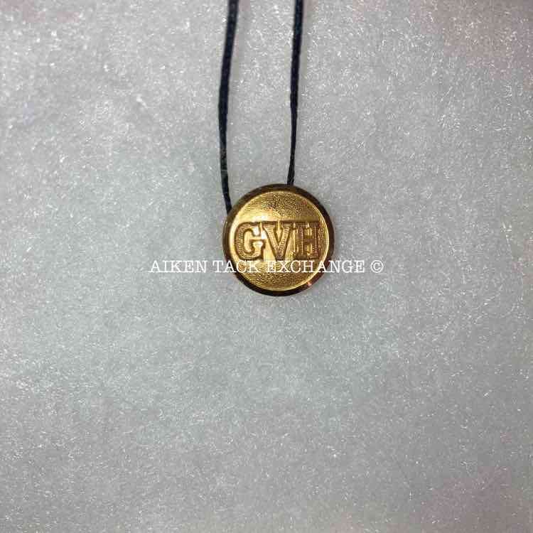 GVH "Genesee Valley Hunt" Button, Brass:Foxhunting Accessories: Aiken Tack Exchange:The Aiken Tack Exchange