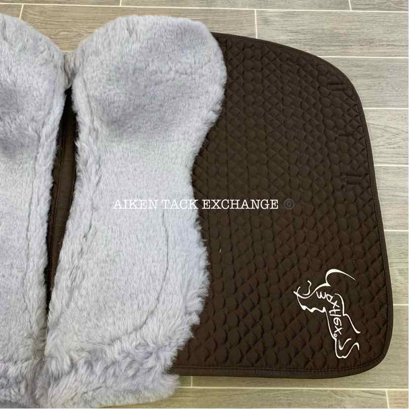 MaxFlex Sheepskin Dressage Saddle Pad with Pocket for Shims (shims not included)