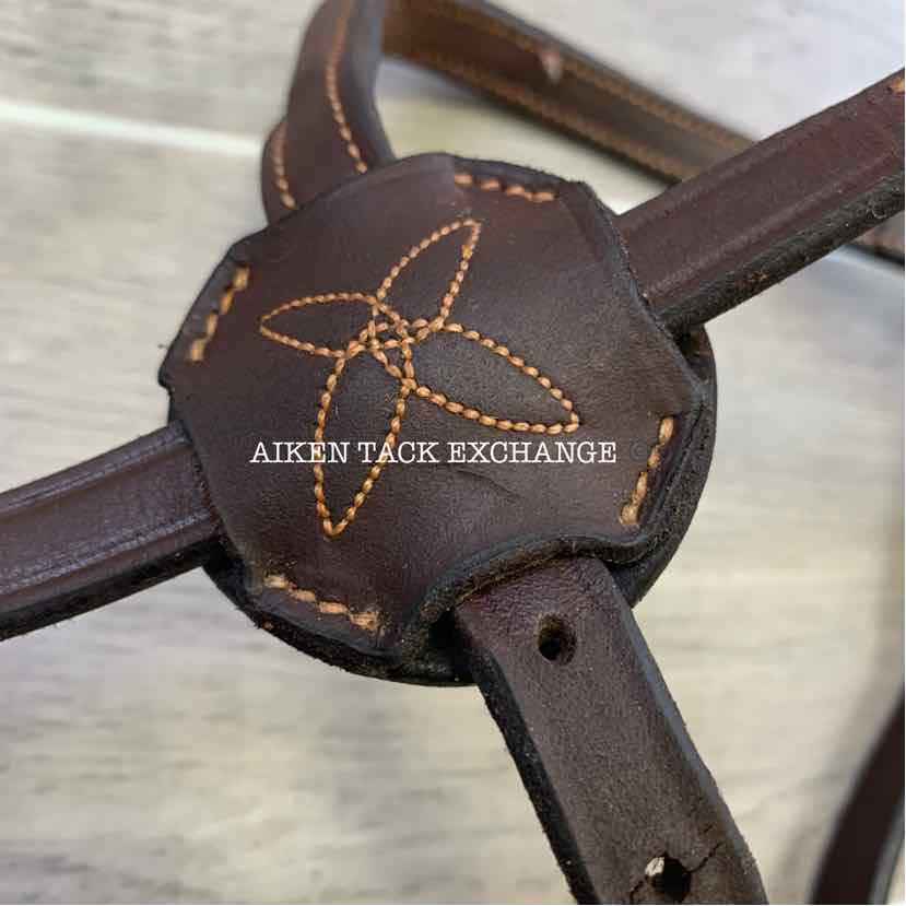 Edgewood Fancy Stitch figure 8 Noseband, Size Full