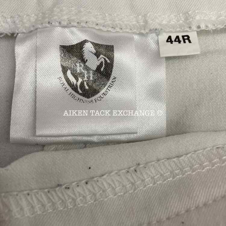 Royal Highness Front Zip Full Seat Breeches, Size 44 R