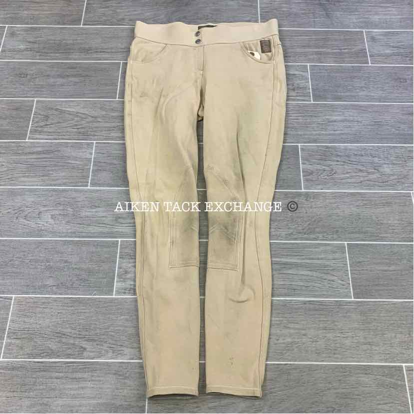 Horze Knee Patch Pull On Breeches, Size 28