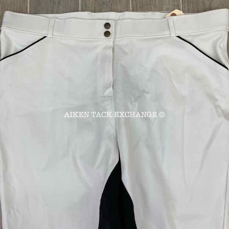Royal Highness Front Zip Full Seat Breeches, Size 44 R
