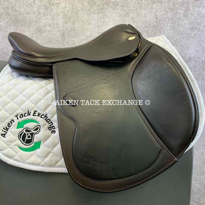 2013 Marcel Toulouse Premier Genesis Comfort Fit Close Contact Jump Saddle, 17.5" Seat, Adjustable Tree, Foam Panels