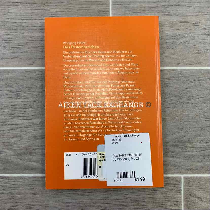 Das Reiterabzeichen by Wolfgang Holzel