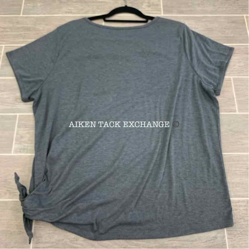 Women's Plus, Aiken Tack Exchange T-Shirt, Grey