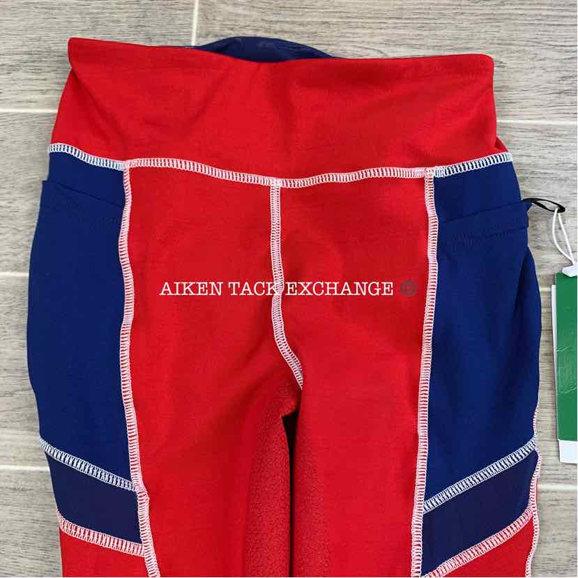 Dover Saddlery Silicone Full Seat Tights, Size Medium