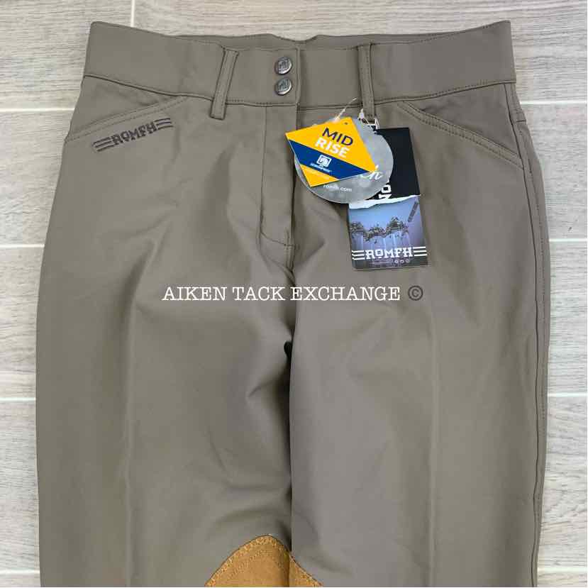 Romfh Sarafina Euro Seat Knee Patch Breeches, Size 28 R