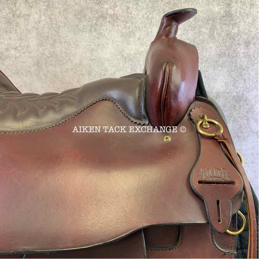 **SOLD** 2015 Tucker 260 High Plains Trail Western Saddle, 17.5" Seat, Extra Wide Tree - Draft Bars