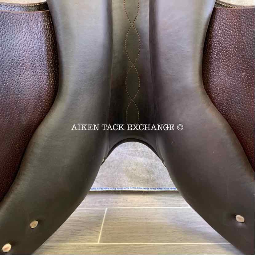 2022 Antares Contact Jump Saddle, 17.5" Seat, 4NB Flap, Medium Tree, Foam Panels, Full Buffalo Leather