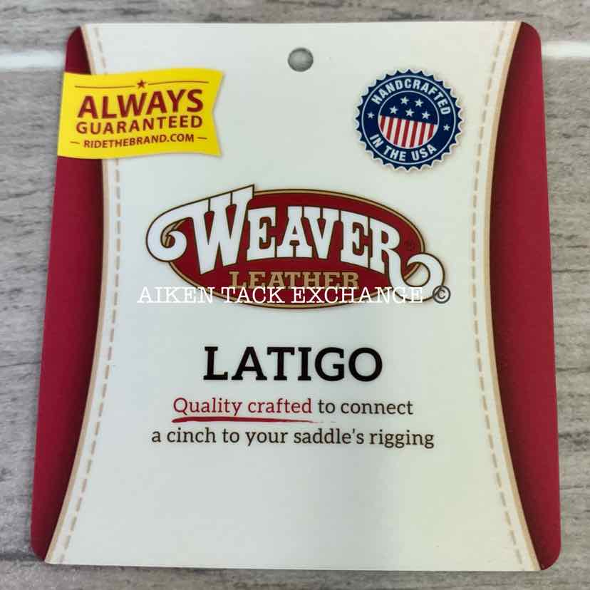 Weaver Single Ply Nylon Latigo Tie Strap, Black, 1 3/4" x 70"