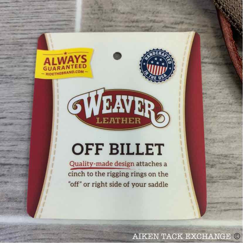 Weaver Single Ply Nylon Off Billet, Brown, 1 3/4" x 39"