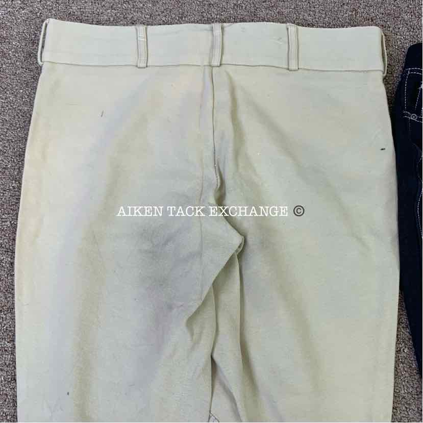 BARGAIN BREECHES: TuffRider Newbury Knee Patch Size 34 & TuffRider Knee Patch Size 34