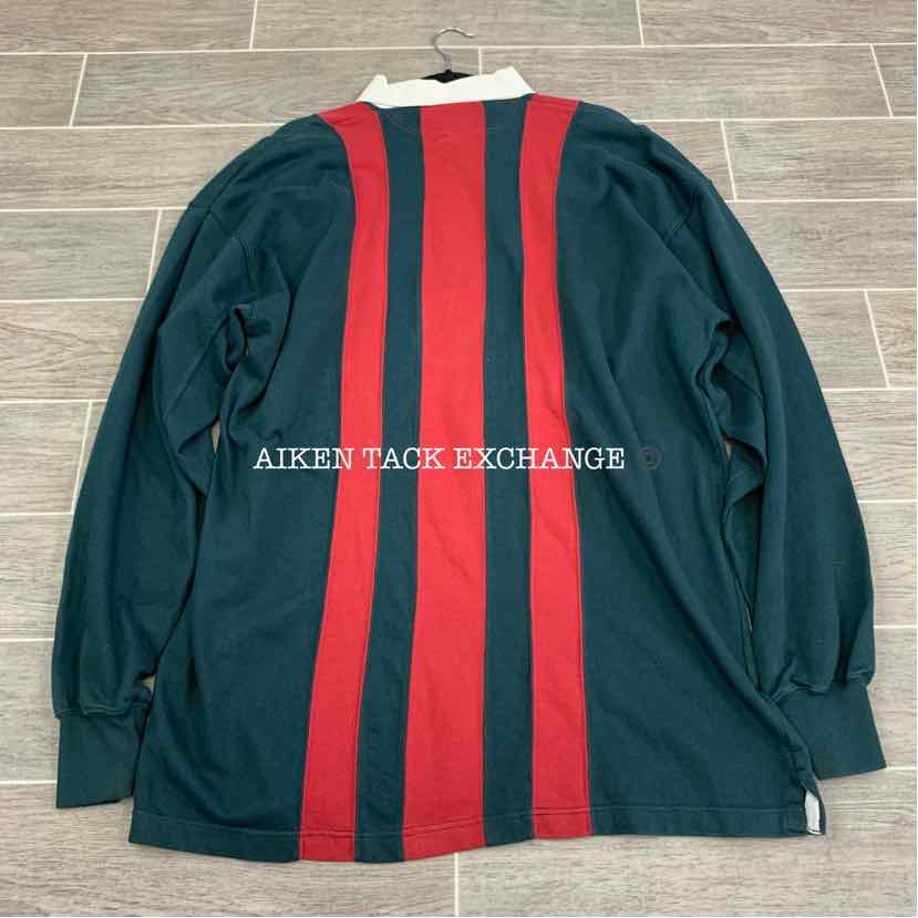 La Martina Polo Gear Long Sleeve Pique Polo Shirt, Size XL