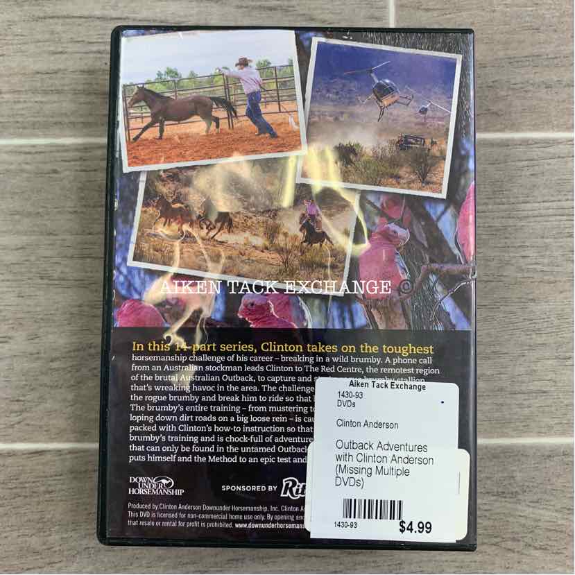 Outback Adventures with Clinton Anderson (Missing Multiple DVDs)