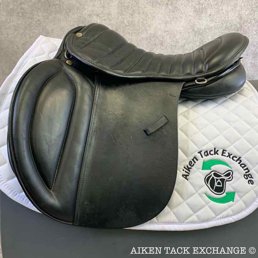 **SOLD** Jorge Canaves by Thornhill All Purpose Endurance Saddle, 17.5  Seat, Wide Tree, Wool Flocked Panels