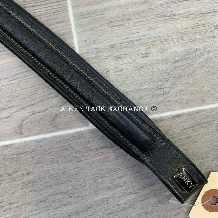 Anky Plain Raised Browband, Size Cob 15"