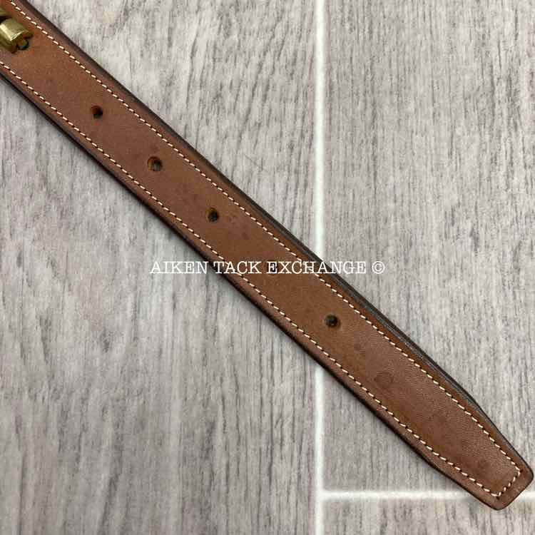 Tory Leather Clincher Brass Buckle Belt, 26"