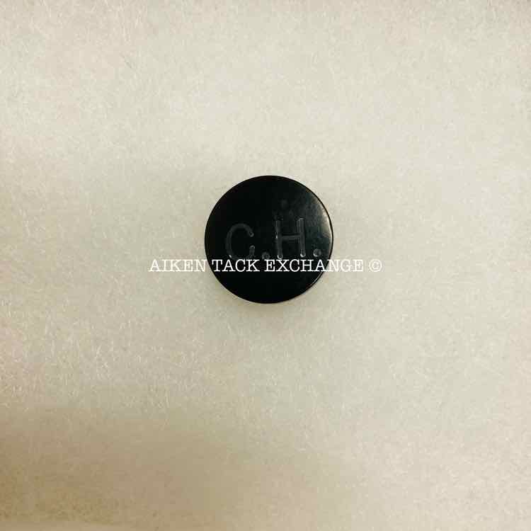 Camden Hunt "C.H." Button, Black, Large