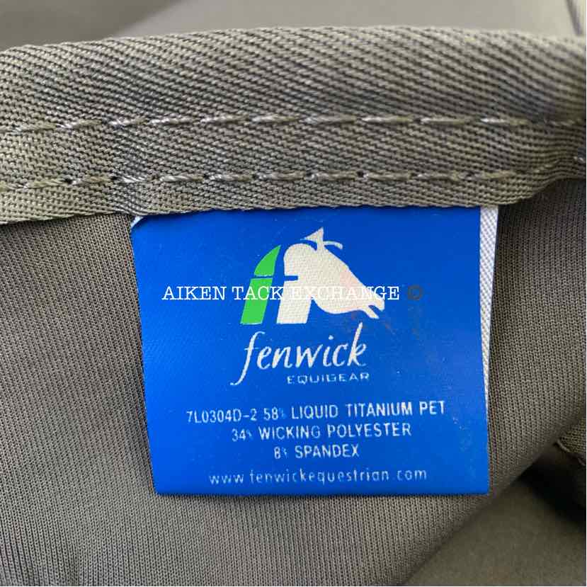 **CLEARANCE** Fenwick Equestrian LT Liquid Titanium Quarter Sheet, Grey, Size MEDIUM, Brand New