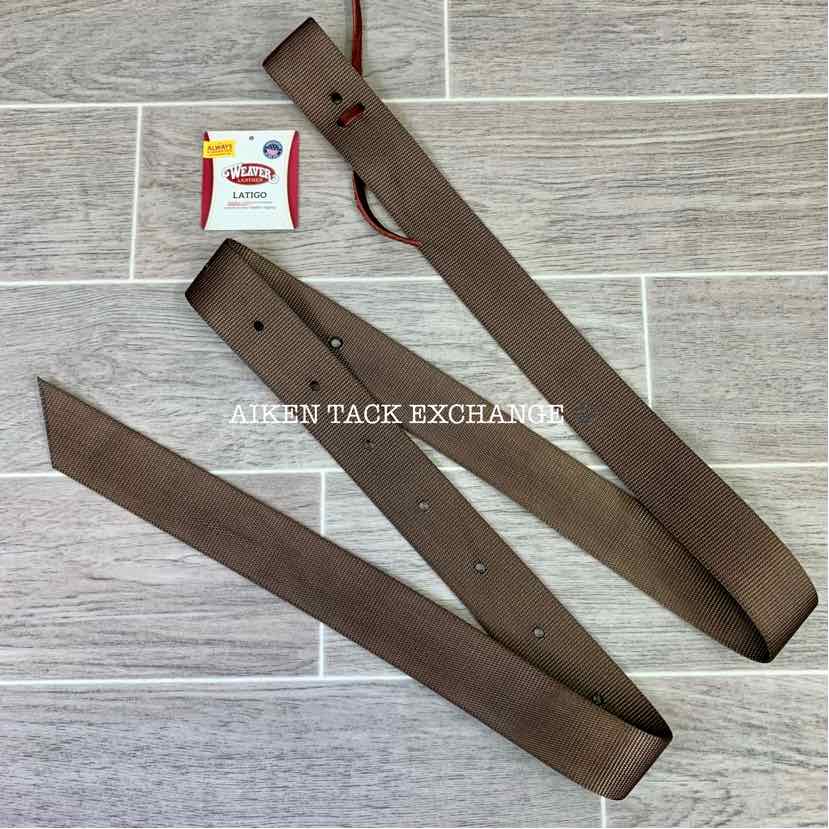 Weaver Single Ply Nylon Latigo Tie Strap, Brown, 1 3/4" x 70"